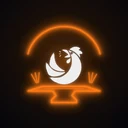 Marca da Forja de Marca — bigorna neon laranja